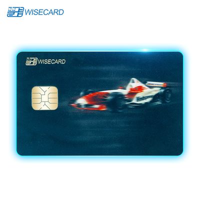 Custom LED Payment Cards with 360° Edge Glow