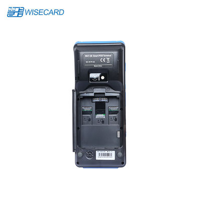 Mobiler tragbarer NFC-Leser Positions-Handanschluß mit Drucker Fingerprint Barcode Scanner