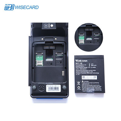 EMV PBOC Android 4G Hand-Positions-Anschluss 4 PSAM mit Thermal-Drucker