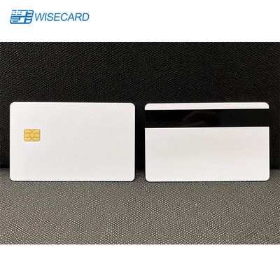 Weiß EMV Chip Cards HiCo WCT SLE4442 2 leere Magnetstreifenkarten