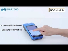 EMV 5800 mAh Touchscreen-POS-Terminal PCI 5.0 NFC Handheld-POS-Gerät