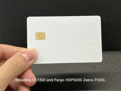 Smartelf Java Cards-kompatible J2A040-Smart-Chipkarten mit 2-Spur-8,4-mm-HICO-Magnetstreifen in Schwarz